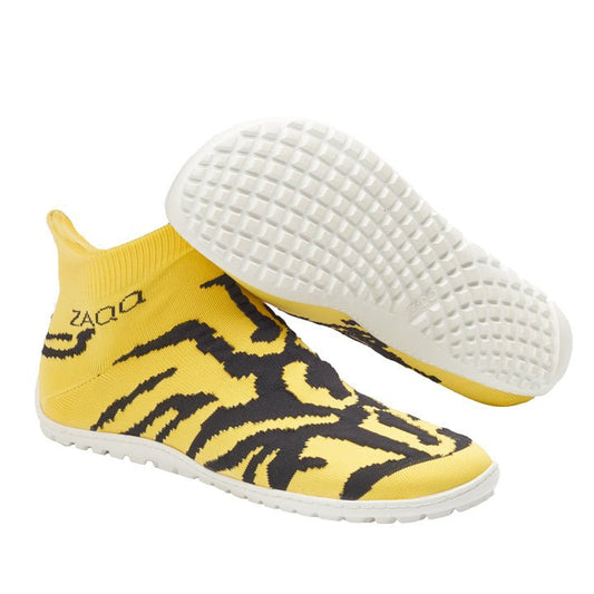 SOQQ Tiger Yellow - ZAQQ Barfußschuhe