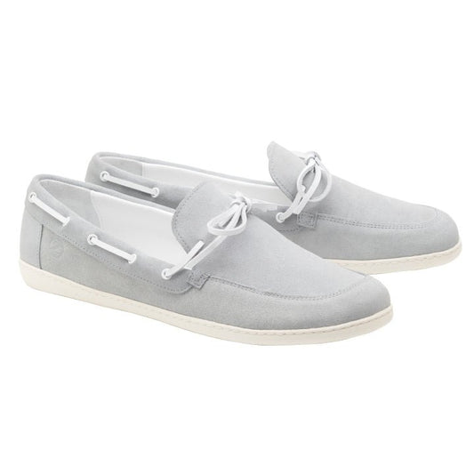 QEA Velours Lightgrey - ZAQQ Barfußschuhe