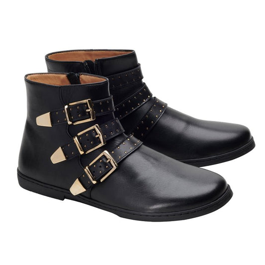 QLANCE Black Gold Plain - ZAQQ Barfußschuhe