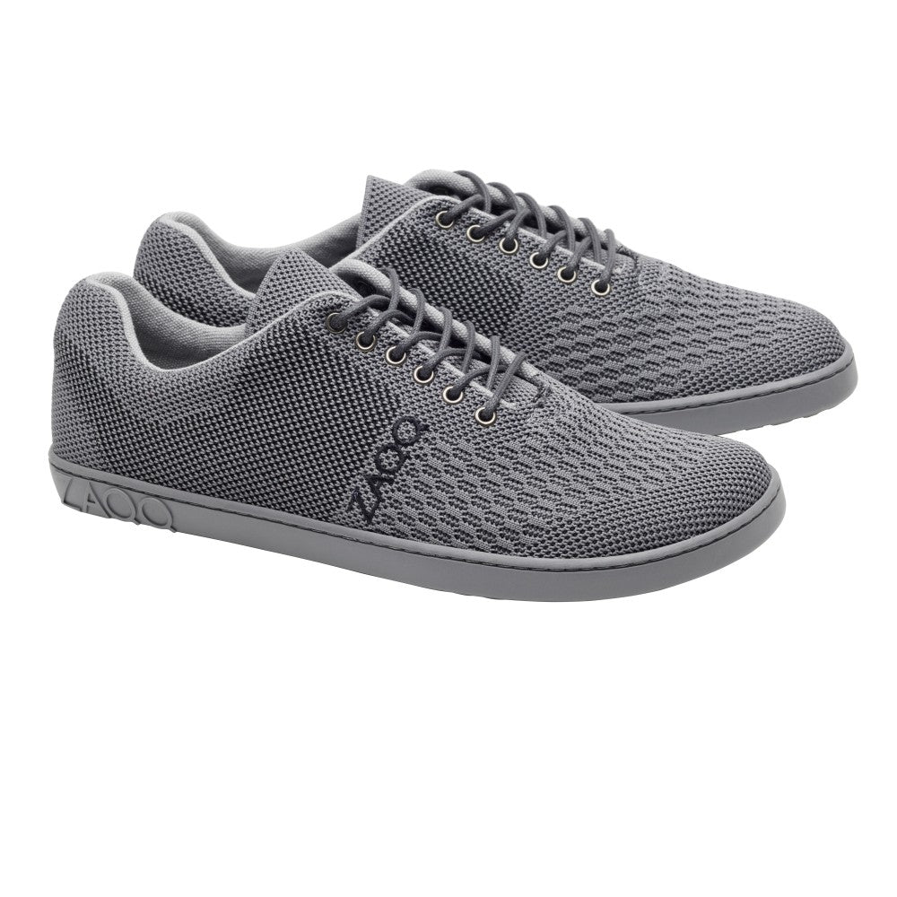 QNIT Grey - ZAQQ Barfußschuhe